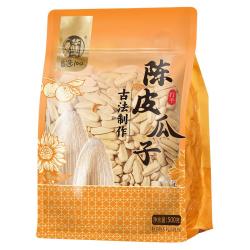 华味亨 500g打手陈皮瓜子 大颗粒葵花籽办公室休闲小零食去皮不脏手