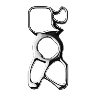 怒喵科技 磁吸 iPhone 15 ProMax手机壳  银黑渐变 PC