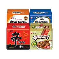 NONGSHIM 农心 韩国进口辛拉面五连包120g*5袋方便面泡面香菇牛肉面非火鸡面