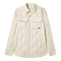 卡宾男装 三防羽绒服冬桃皮绒外套保暖舒适街头外衣A 亚麻色05 52/180/XL