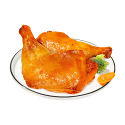 上鲜 尖叫霸气大鸡腿(奥尔良味) 230g*4袋 空气炸锅宵夜烧烤鸡腿食材