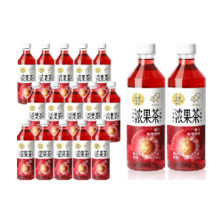 喜茶 50%果汁茶爆汁杨梅绿妍果汁茶 450ml*15瓶