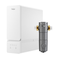 海尔（Haier）鲜活水玉净系列净水器家用母婴级厨下式直饮双出水净水机大通量RO反渗透过滤器HRO10H11-2U1 【双重过滤套装】1000G净水器+8T顶配前置