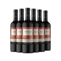 CONCHA Y TORO 干露 三重奏迈波谷干型红葡萄酒 6瓶*750ml套装