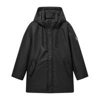 GXG男装 户外工装羽绒服男中长款羽绒外套通勤24冬季