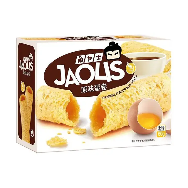 JAOLIS/角力士香港蛋卷原味黄油味蛋卷酥300g*2罐礼盒装