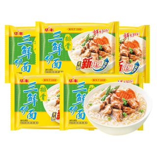 华丰 三鲜伊面 排骨味 88g*5包