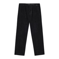 Levi's 李维斯 男士宽松直筒帅气复古休闲灯芯绒长裤 002HW-0000 黑色 M