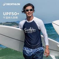 DECATHLON 迪卡侬 长袖泳衣 男士速干冲浪服 4964913 产品*1