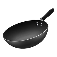 苏泊尔（SUPOR） 精铁炒锅家用厨房炒菜锅老式大铁锅煤气灶无涂层燃气明火用 直径34CM【带盖】【4-6人】 明火【带盖+4-6人】 34cm