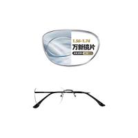 潮库万新变色超薄防蓝光镜片 高品质树脂近视镜片合集 8015-枪色 1.60万新防蓝光0-800°