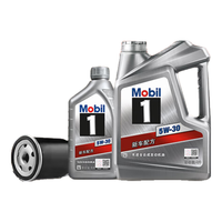 Mobil 美孚 银美孚保养年卡双次卡含机油机滤工时 5W-30 SP 5L
