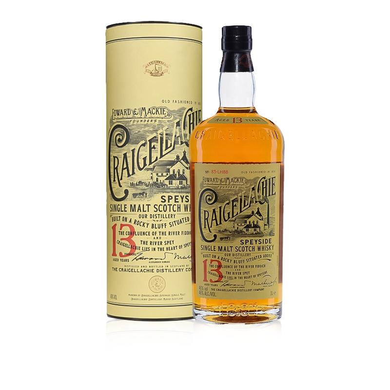  Craigellachie/克莱嘉赫 13年陈酿 斯贝塞单一纯麦威士忌