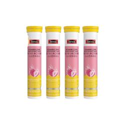 斯维诗 维生素C+zn泡腾片 20片x4支