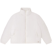 dickies羽绒服 男女立领时尚百搭拉链保暖羽绒服外套10917 奶油色 XXL 充绒量:202g