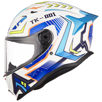 坦克(Tanked Racing)摩托车头盔T153全盔冬季防雾机车帽 白色危险流浪者