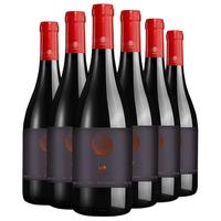LUX REGIS 類人首 类人首红酒宁夏贺兰山东麓皓月西拉干红葡萄酒750ml×6支餐酒套装