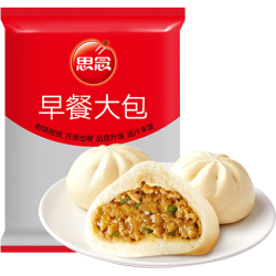 思念 早餐大包 猪肉包 800g赠200g汤圆