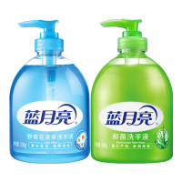 蓝月亮 洗手液泡沫丰富滋润芦荟抑菌99.9%500g+清爽去油去腥洗手液500g