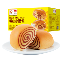 盼盼 卷心小面包 早餐手撕面包休闲零食糕点下午茶 巧克力味 750g/箱