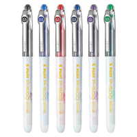 日本Pilot百乐笔P500金标系列中性笔水笔0.5mm大容量全针管笔黑蓝红刷题考试套装店