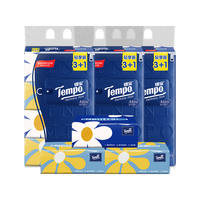 Tempo 得宝 empo 得宝 抽纸无香8包80抽4层加厚小雏菊纸巾卫生纸家用餐巾纸