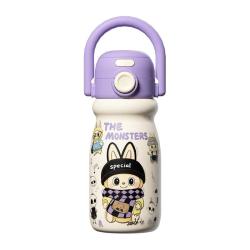 康妮雅 316不锈钢卡通保温杯双饮 500ml