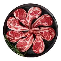 宁夏滩羊肉 生鲜 新鲜羔羊腿原切 炖煮烧烤食材 清真 法式羊排12支