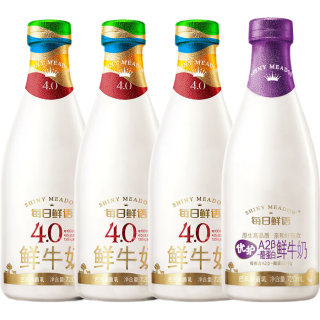 每日鲜语原生高品质 4.0全脂720ml*3+A2 720ml*1