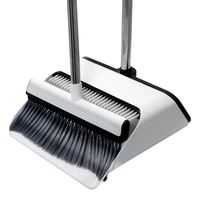 京东京造 家用扫帚扫把簸箕套装 可伸缩梳齿不粘头发笤帚扫地垃圾铲