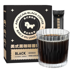 暴肌独角兽 黑咖啡速溶美式 0脂肪 120g 盒装