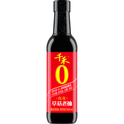 千禾 酱油 草菇老抽 500mL 不加添加剂