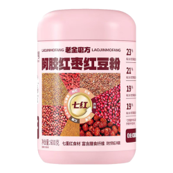 老金磨方 桂花坚果藕粉羹500g赠无糖芝麻丸45g