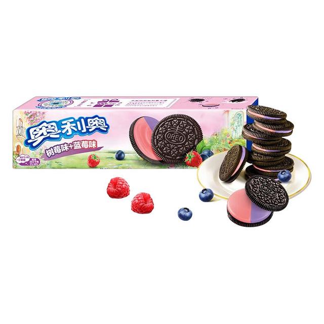 今日必买：奥利奥 夹心饼干 树莓味+蓝莓味 97g