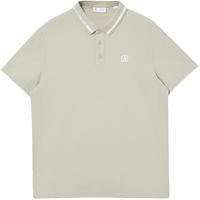 杰克·琼斯(JACK&JONES)男装25年凉感POLO衫男士翻领短袖T恤夏季潮流商务休闲高端半袖 C45沙色 常规 M
