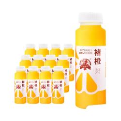 实建褚橙 CHU’S AGRICULTURE 褚橙 100%NFC鲜榨橙汁 245ml*12瓶