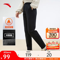 安踏 女款加绒运动长裤