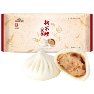 狗不理 包子 纯手工猪肉大葱560g 16个面点小笼包早餐天津夜宵