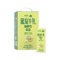 白帝 NEW HOPE 新希望 蜜瓜牛乳 200ml*12盒 2400ml