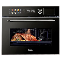 Midea 美的 灵眸嵌入式蒸烤箱一体机 家用蒸烤炸炖四合一 智能APP互联10吋彩屏实时AI摄像55L大容量 SV5