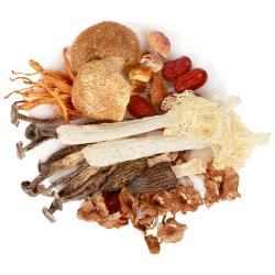 盖亚农场 七彩菌菇汤包90g羊肚菌虫草花菌类煲汤材料清炖棒骨炖鸡料包 七彩菌菇汤包90g*3袋