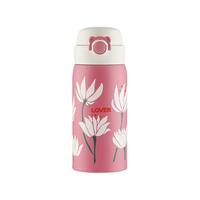 杯具熊成人保温杯男女生316不锈钢户外便携小容量水杯带锁扣杯子 短款成人杯-玉兰花 380ml