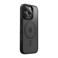 京东京造【肤感磁吸】适用iPhone16Pro手机壳苹果磁吸16Pro保护套透明磁吸防摔MagSafe充电磨砂黑 苹果16Pro|肤感磁吸