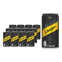 怡泉 Schweppes 无糖零卡 苏打水 汽水饮料 200ml*12罐