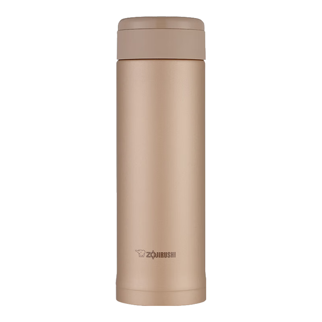 ZOJIRUSHI 500ml不锈钢真空保温旋盖杯（象印 金色 500ml）