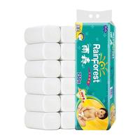 yusen 雨森 女孩亲肤无芯卷纸5层加厚750g用卫生纸厕纸巾妇婴纸巾 62g*12卷