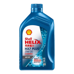 壳牌 蓝喜力全合成机油 蓝壳 HX7 PLUS 5W-30 API SP级 1L 养车保养 三代蓝壳HX7 PLUS 5W-30 SP级