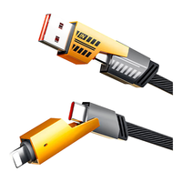 倍魔Type-C数据线6A充电线100W/66W超级快充USB-C适用华为Mate60Pro/P50/40小米荣耀平板手机车载5A线 科技四合一1米