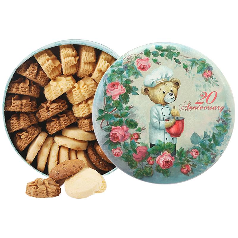 JennyBakery 珍妮曲奇 曲奇饼干 4口味 640g（原味小花+咖啡小花+脆牛油+燕麦提子）