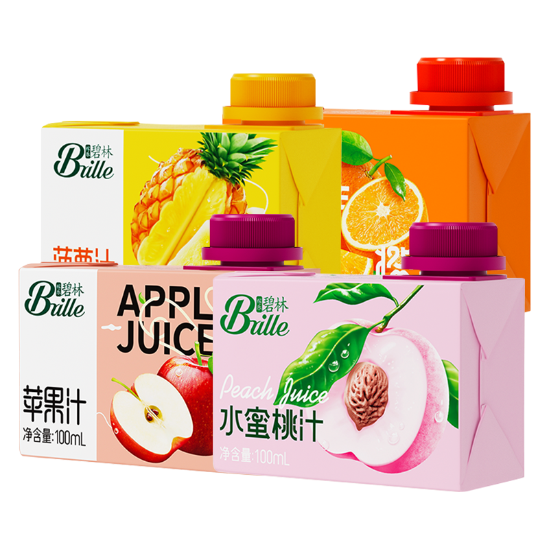 稼乐碧林 蓝莓汁100mL*24盒家庭装整箱饮料饮品健康网红浓缩果汁